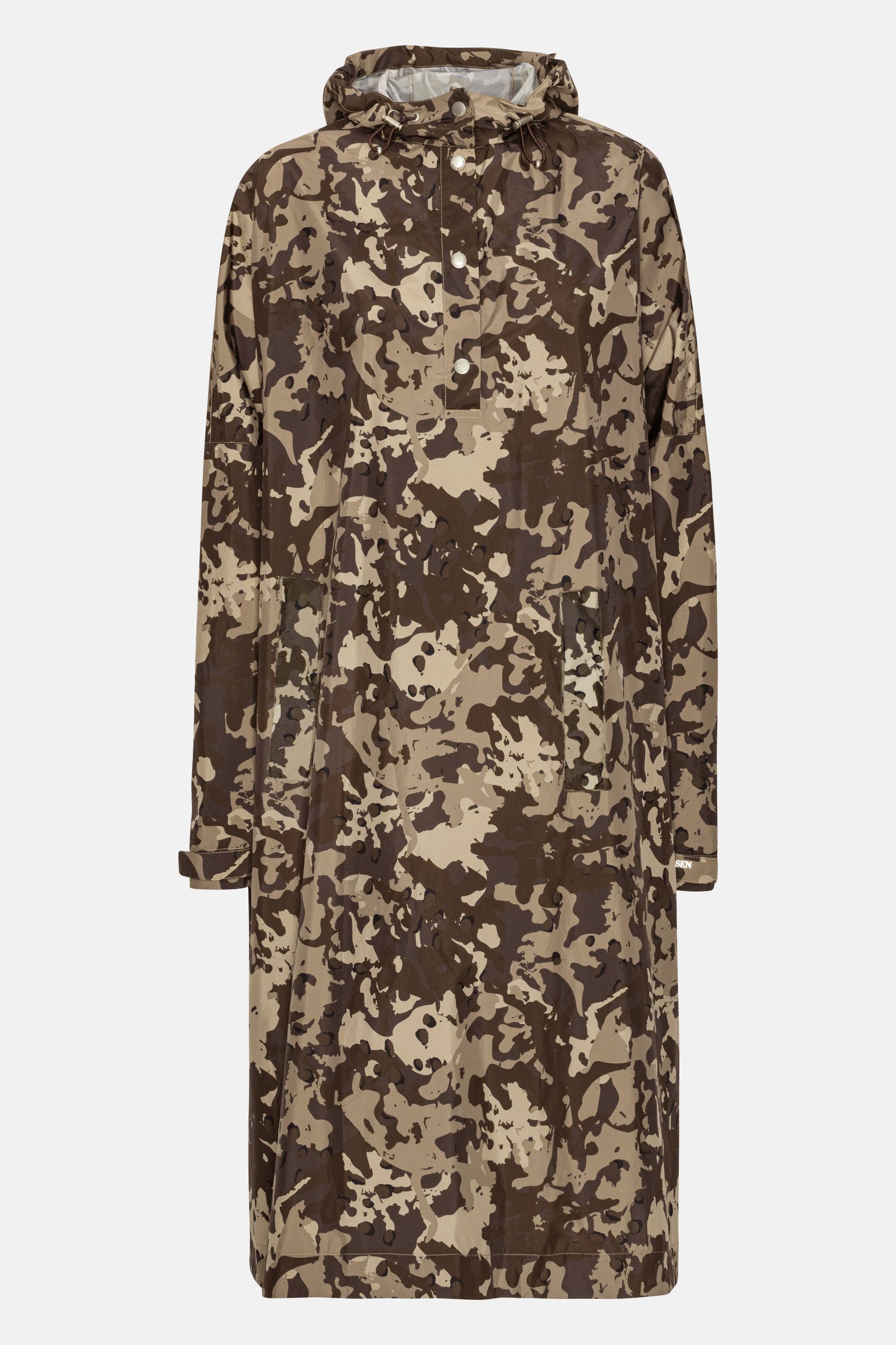 Regenponcho - Brown Camo